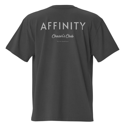 Affinity "Chaser's Club" Oversized Shirt - Faded Black