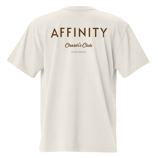 Affinity "Chaser's Club" Oversized Shirt - Faded White